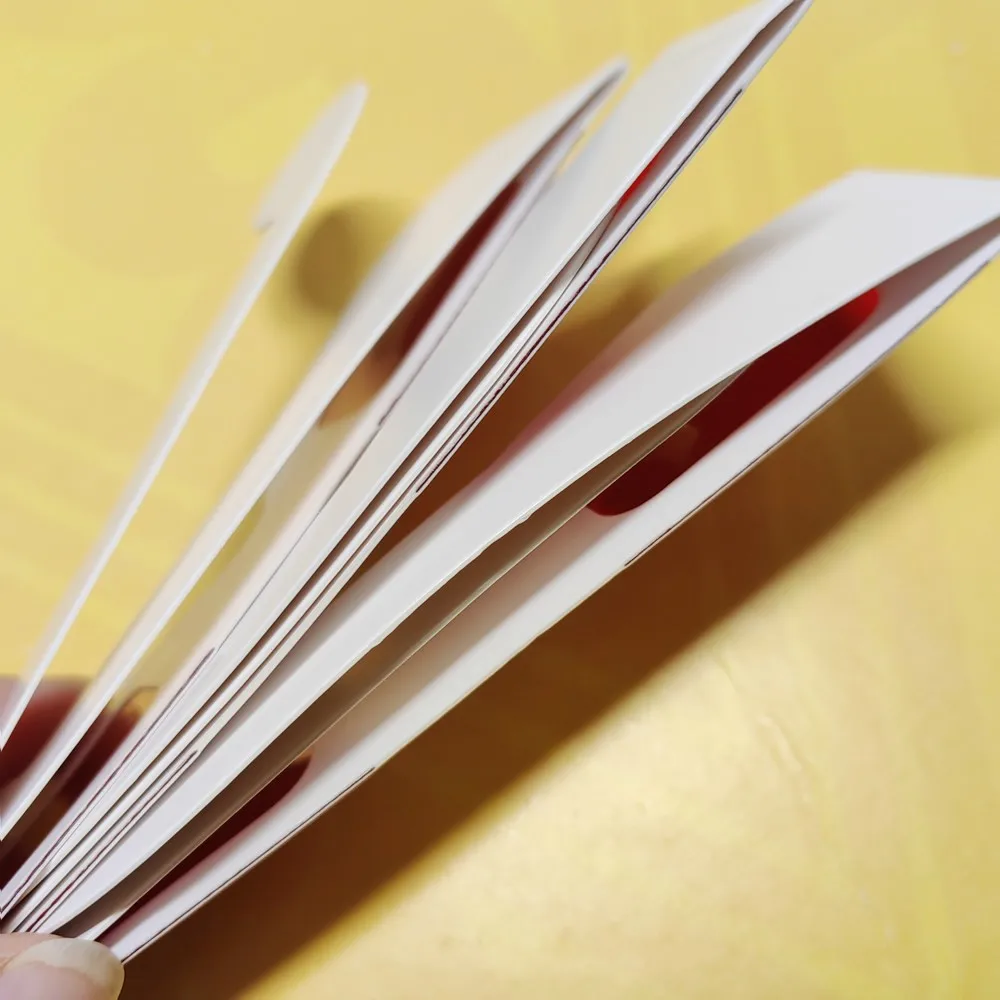 100 teile/los Wiederverwendbare Weiße Papier 3D Gläser Papier Rahmen Rot/Rot Objektiv 3d Decoder Gläser Für Förderung – Detail 5