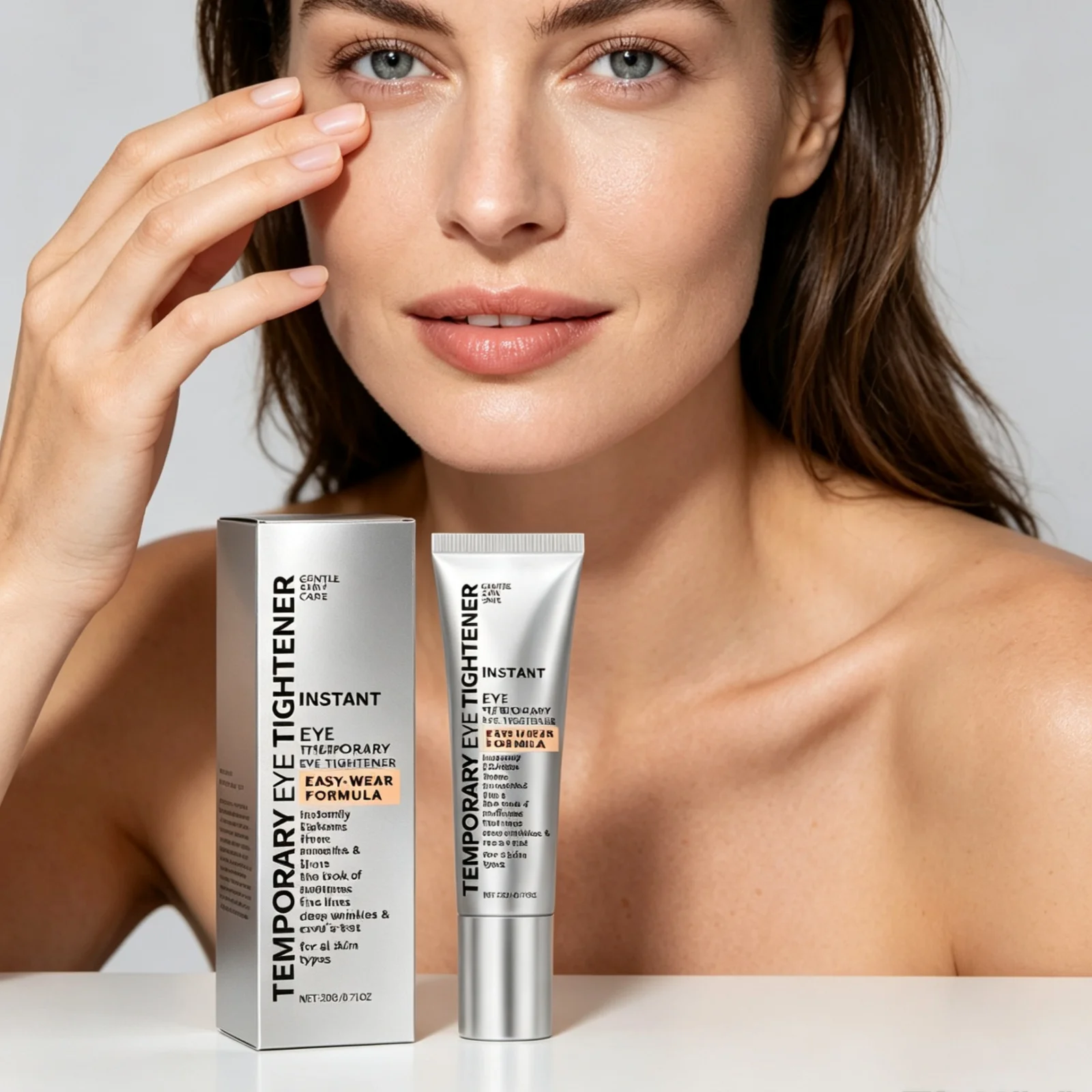 Temporary Eye Tightener Cream Remove Dark Circles Anti‑wrinkle Firming Smoothing Fine Line Moisturizing Nourishing Eye Cream 20g