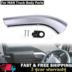 Car Interior Door Handle For MAN Truck Body Parts 81626304155 81626304156 For MAN TGX TGS TGL TGM Inner Silver Left Or Right
