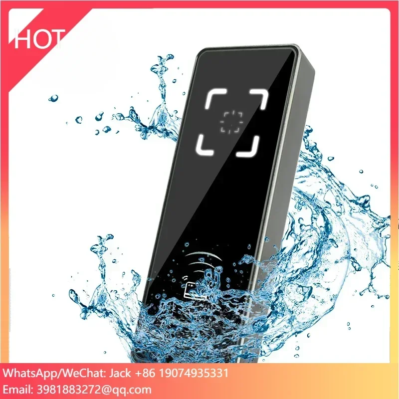 New IC/NFC Smart Card Reader TTL RS485 WG 26/34 Wifi Waterproof Dynamic QR Code Access Controller With Aluminum Alloy Frame