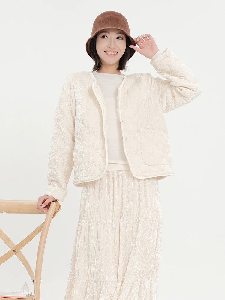 

Оригинальная женская хлопковая куртка Bukhara, теплая свободная круглая зимняя одежда в Корейском стиле, Новое поступление, модная женская верхняя одежда