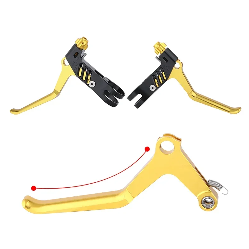 Litepro Ultralight CNC Foldable Bicycle V-Brake Lever Hollow Aluminum Alloy 22.2mm Road Bicycle Brake Lever Cycling Accessories