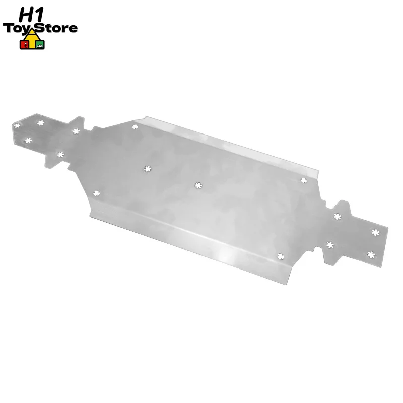 Leravor 1/10 XTS F10 Rally Car Stainless Steel Chassis Guard Skid Plate Armor for Underbody Protection