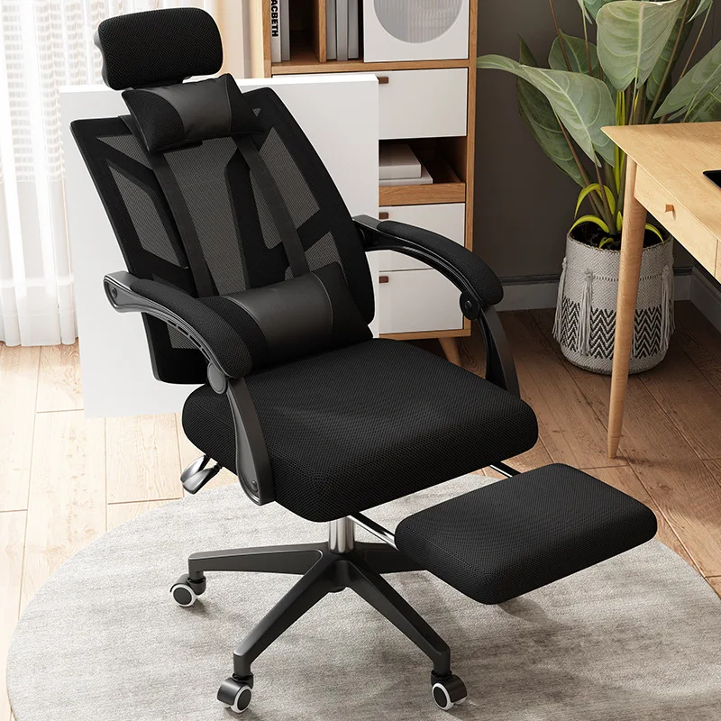 China Modern High Quality Big and Tall Swivel Chair Executive Mesh Ergonomic Office Chair with Footrest