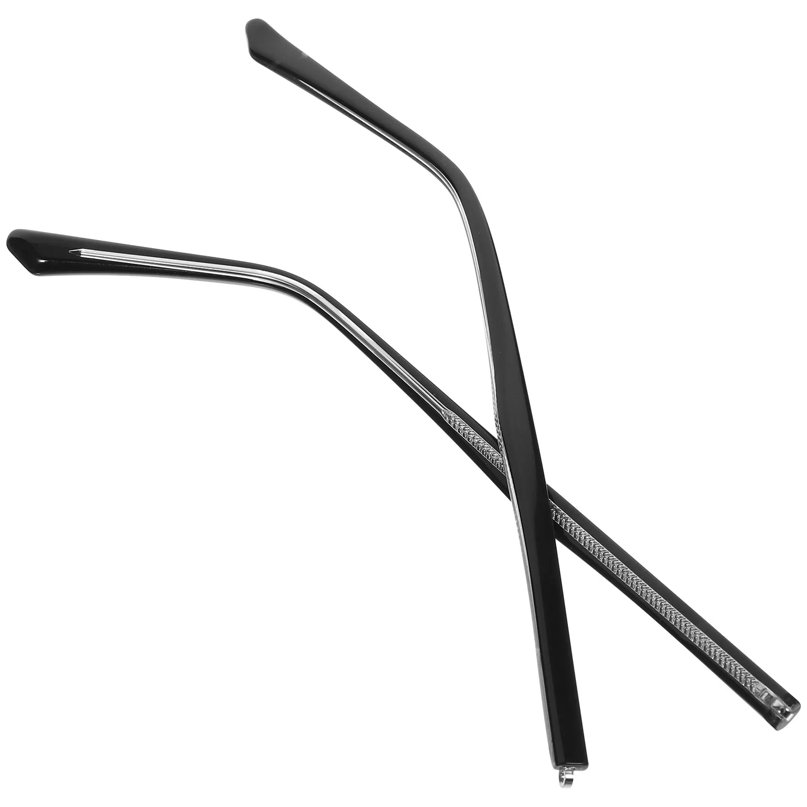 1Pair Metal Eyeglasses Arms Replacement Temple Legs for Glasses Repair Comfortable Stylish Glossy Design Ear Pressure Relief