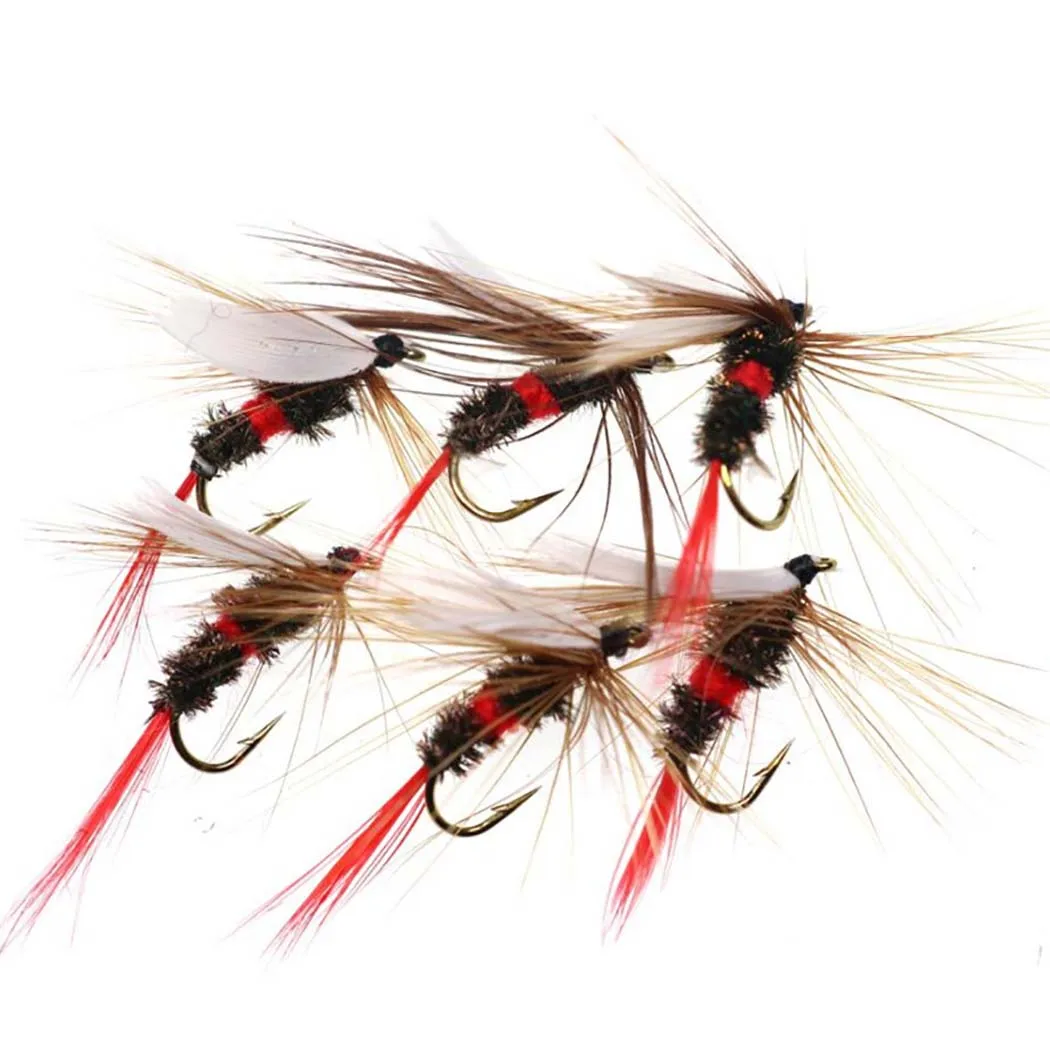 3Pcs Nass Fliegen Fliegen für Forelle Angeln Fliegen Künstliche Insekten Haken Köder Moskito Fliegen Angeln Forelle Lockt – Detail 8