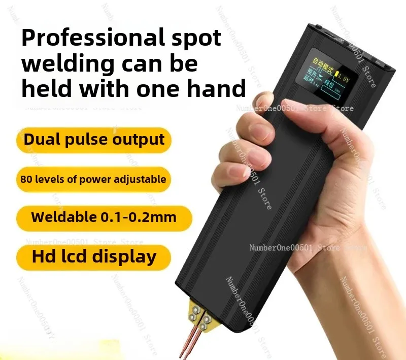 Handheld Battery Spot Welding Machine Color Screen Digital Display Mobile Phone Battery Cell 18650 Lithium Battery Welding