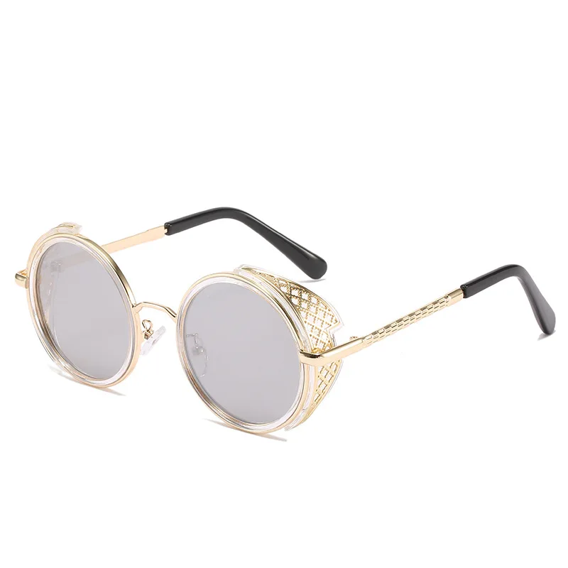 

New High-end Sunglasses Cyberpunk Sunglasses for Women and Men Y2k Retro Round Frame Sunglasses Fashion Glasses