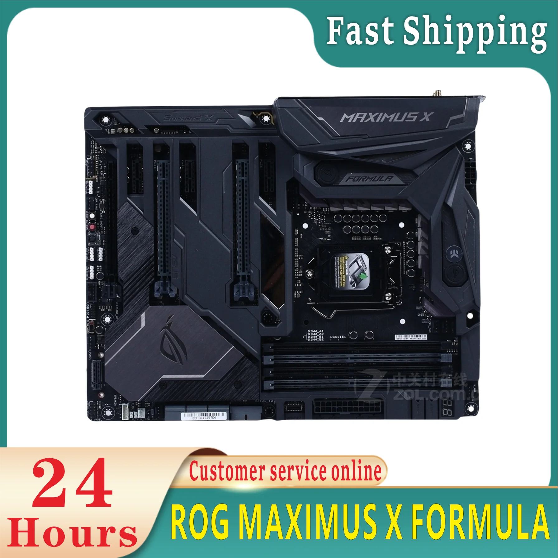 ROG MAXIMUS X FORMULA board Intel Z370 LGA 1151 supports Core i3-9100F 8400 9400F 9600K 8100 CPU DDR4 64GB Wi Fi 802.1