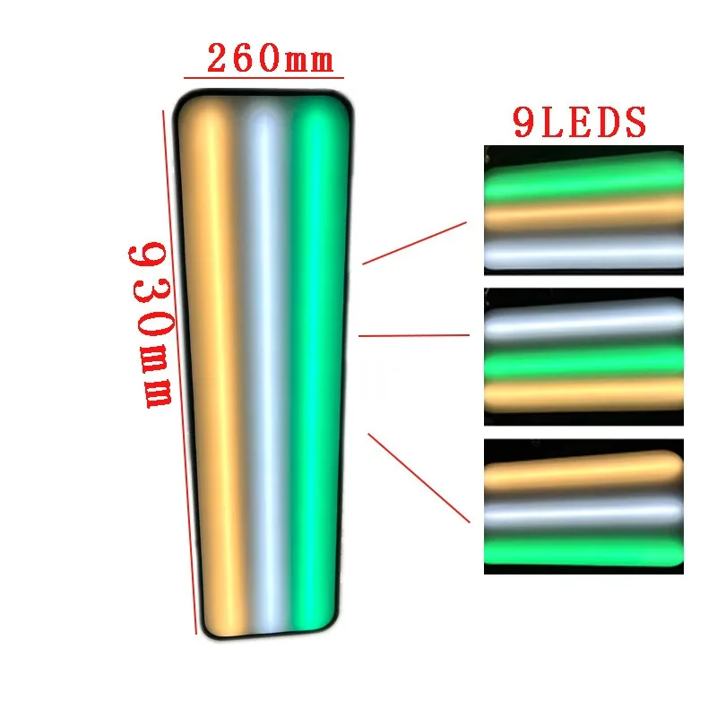 9-Color adjustable led strong magnetic leveling light, car depression repair tool