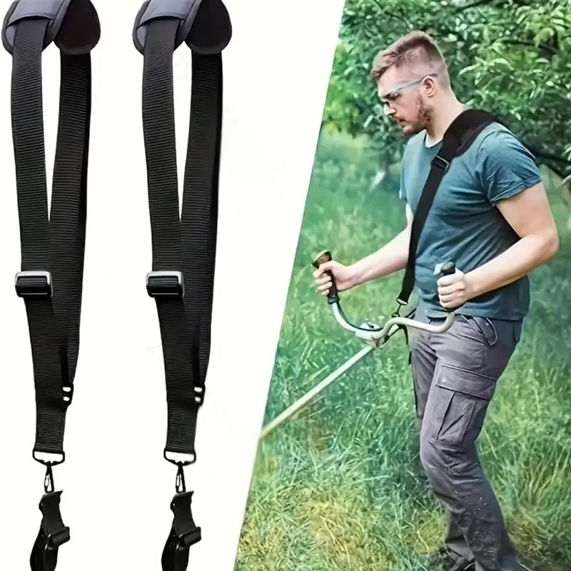 Adjustable Lawn Mower Backpack Belt Shoulder Strap Harness For Brush Cutter