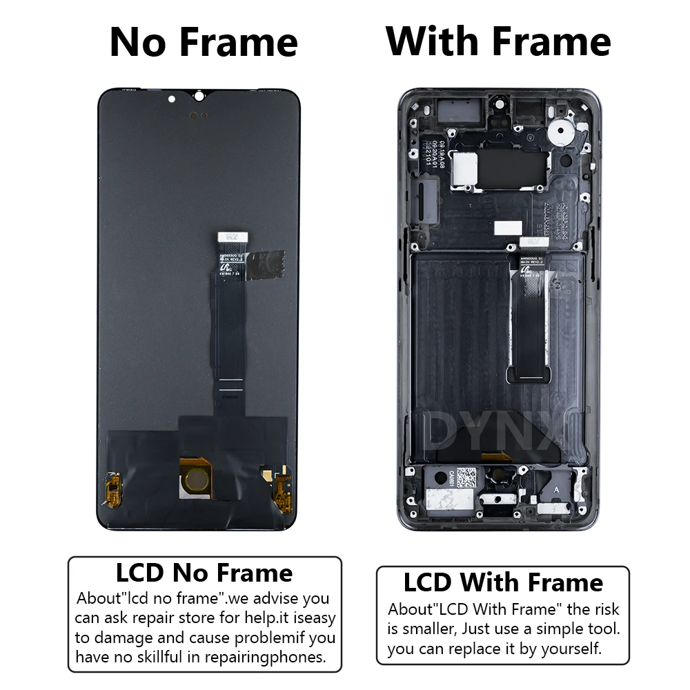 Super OLED LCD For Oneplus 7T LCD DisplayTouch Screen Digitizer Assembly With Frame LCD Screen For One Plus 7T 1+7T screen