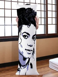 Michael Jackson Dakimakura Hugging Body Pillow Case DIY Custom Throw Cushion Pillow Cover 7 Sizes 50X150cm Two Sides