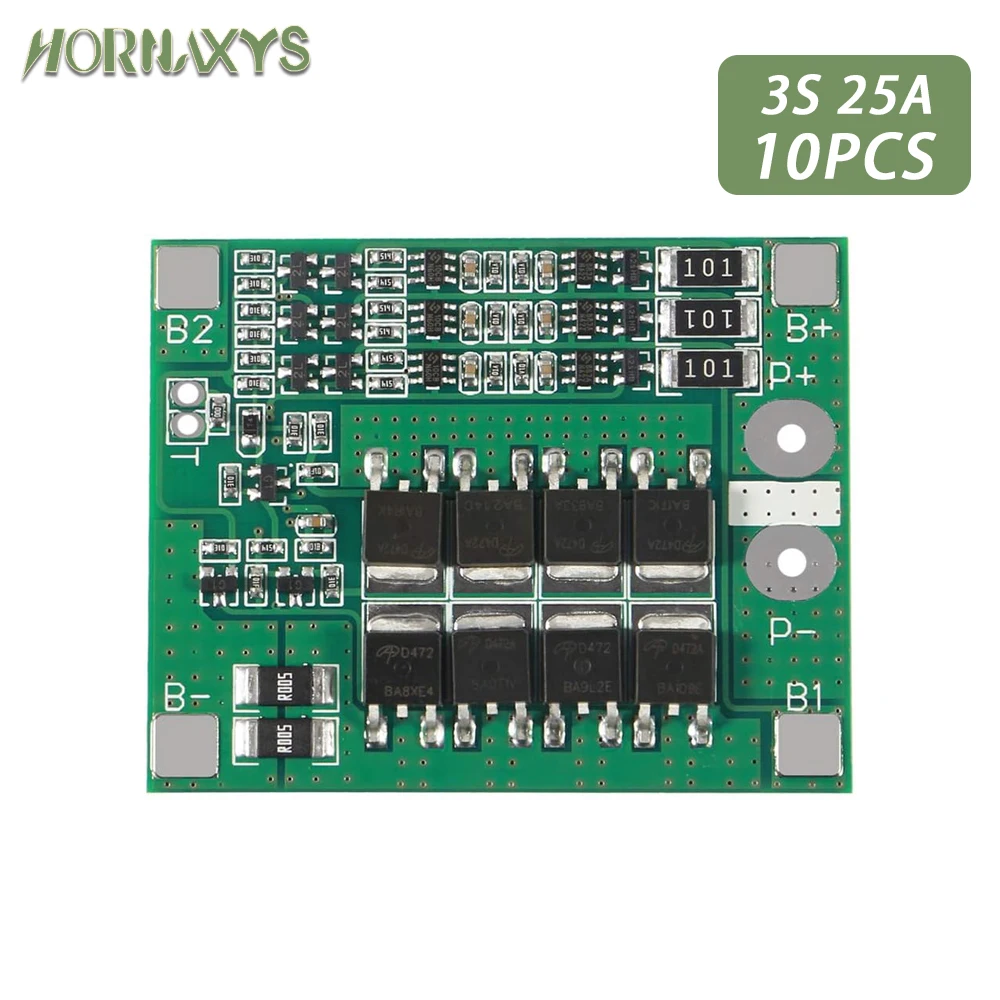 3S/4S 40A 60A Li-ion Lithium Battery Charger Protection Board 18650 BMS For Drill Motor 11.1V 12.6V/14.8V 16.8V Enhance/Balance