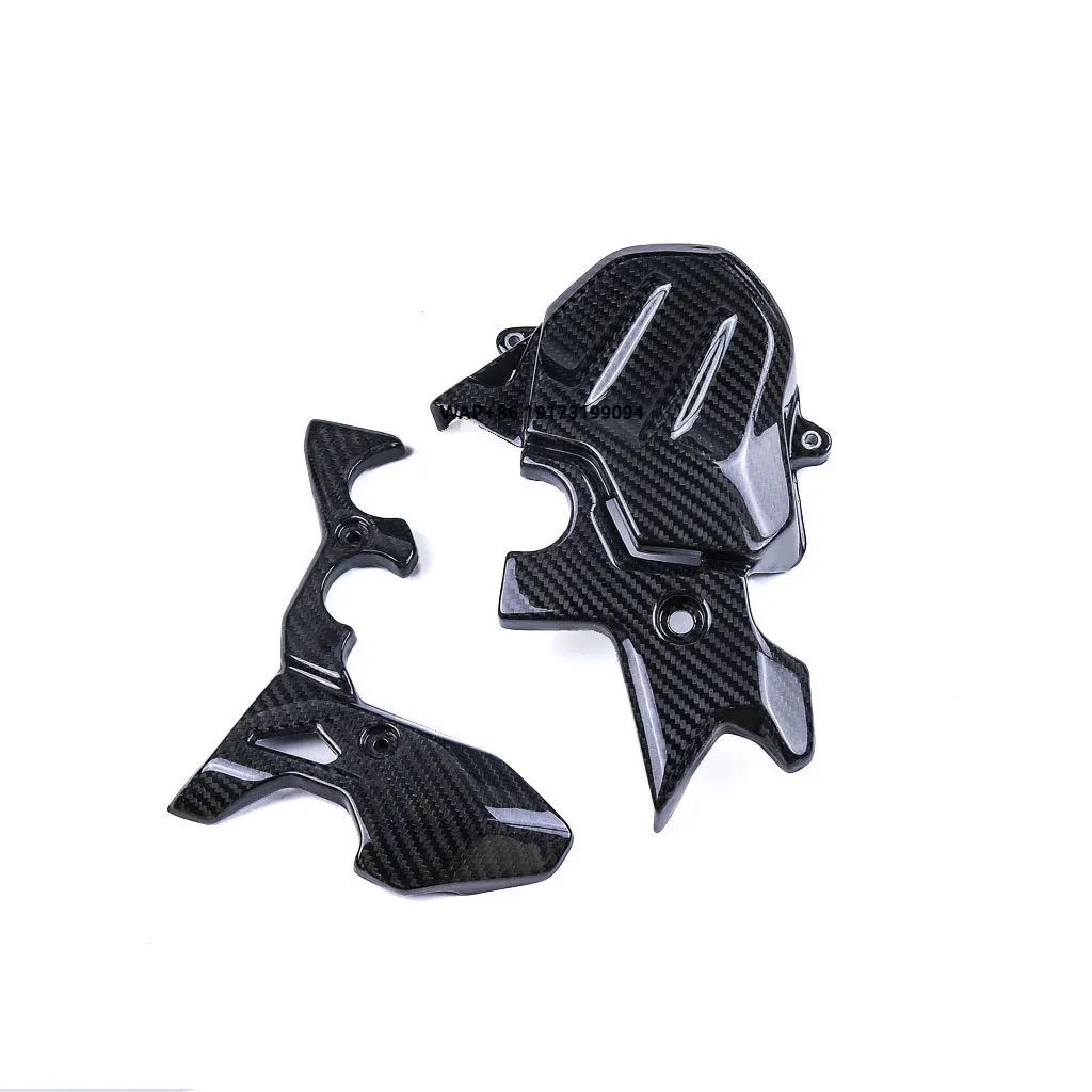 

For for Ninja 400 modified prepreg carbon fiber engine cover sprocket guard