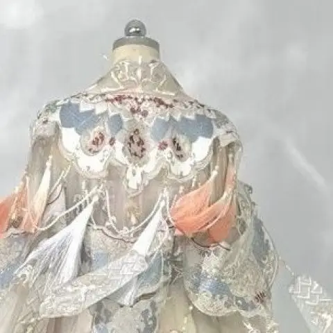 هان يون فنغ شيان كيو تحسين وي جين التطريز سوبر الجنية الربيع والخريف المرأة سوبر الجنية البطلة الجديدة Hanfu الثقيلة