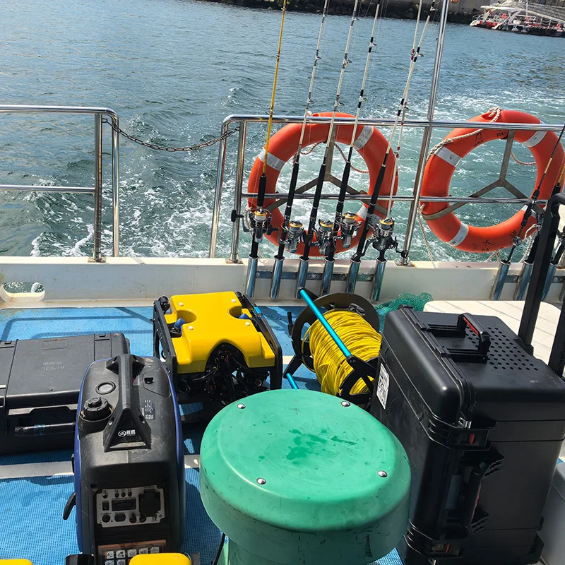 Lights 1080p Video 300m Depth Marine Exploration 2MP Ocean Underwater Robot Submarine with Remote Control  LED
