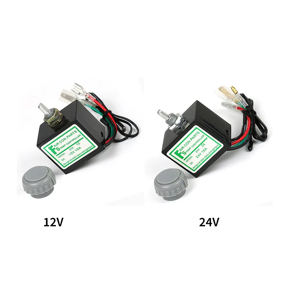 1PC 12/24V Car Air Conditioner Electronic Thermostat Switch Temperature Control Auto Accessory A/C Electronic Thermostat