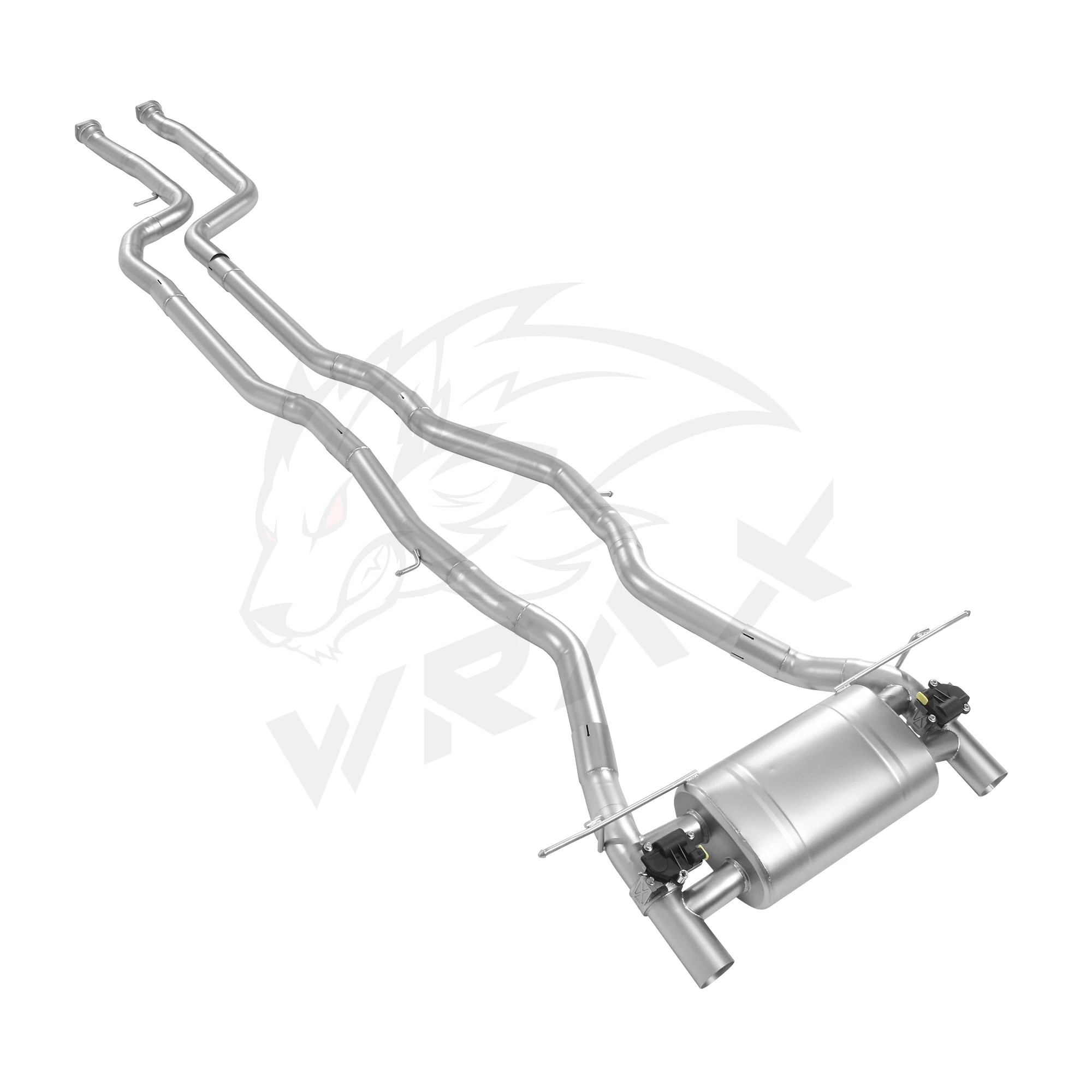 WRAX Zestaw do nieniszczącej modyfikacji układu wydechowego BMW M3 F80 - Catback ze stali nierdzewnej z różnymi rodzajami zaworów tłumika