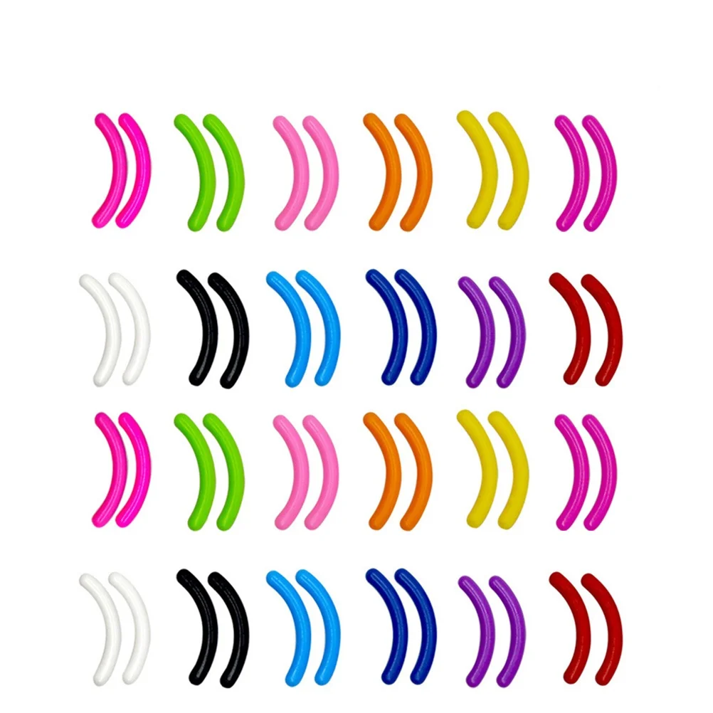 

100Pcs Beautiful Eyelashes Eyelash Curler Refill Pads Colorful Design Accessories For Woman Lady Female Mixed Color