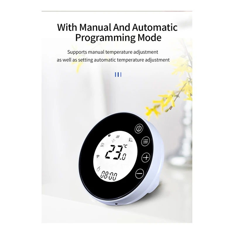 Умный термостат X7HGB с Wi-Fi и ЖК-дисплеем, регулятор температуры пола с голосовым управлением для Alexa Tuya Alice