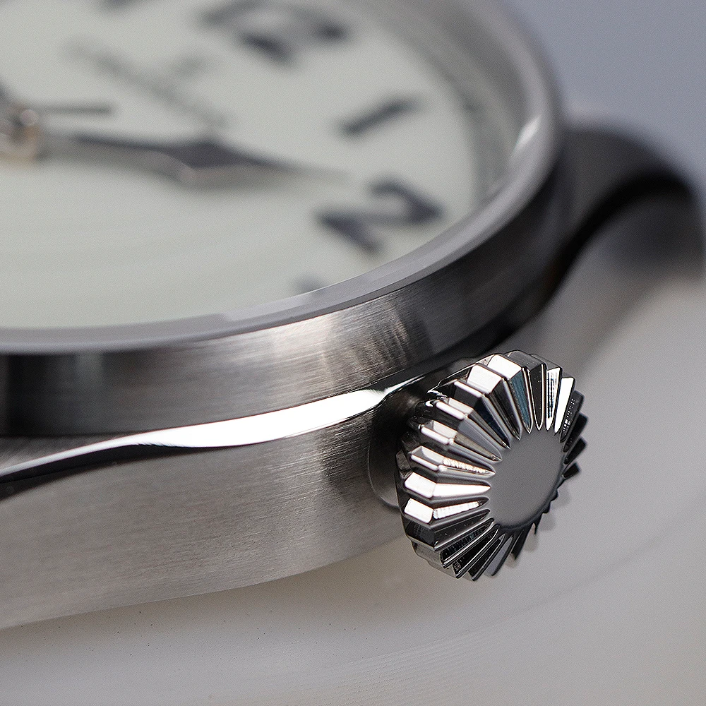 CRONOS Mens Pilotนาฬิกาอัตโนมัตินาฬิกาข้อมือทหารLuminous Dial 100Mกันน้ําPT5000