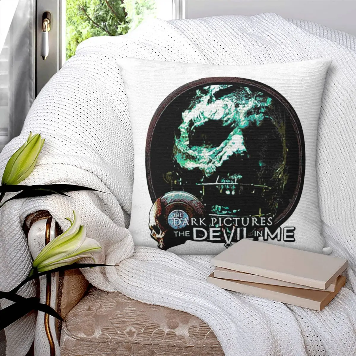 

The Dark Pictures Anthology Game Square Pillowcase Pillow Cover Cushion Zip Decorative Comfort Throw Pillow for Home Bedroom