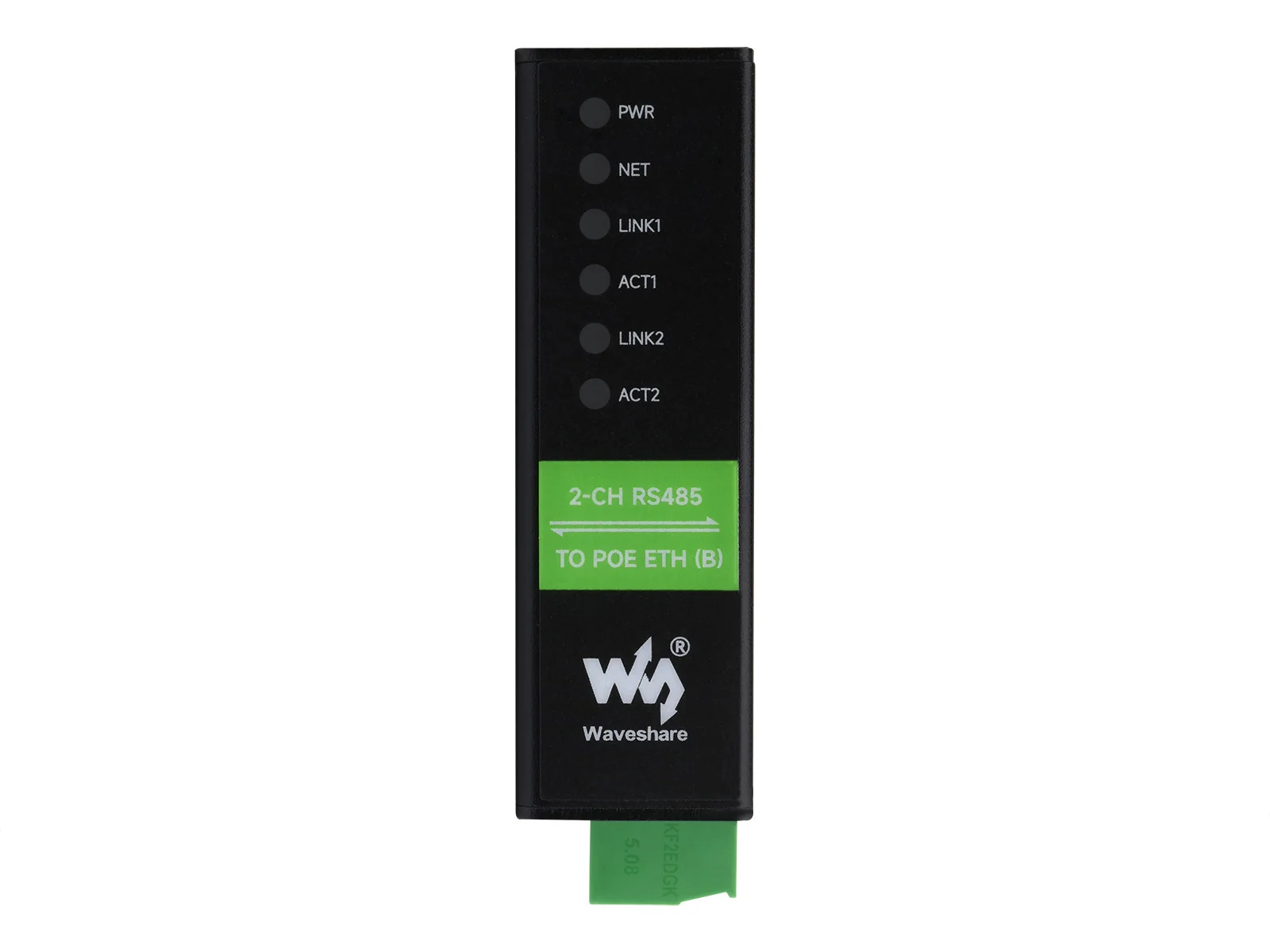 Waveshare 2-Ch RS485 To RJ45 Ethernet Serial Server, Dual Channels RS485 Independent Operation, Modbus gateway, MQTT gateway