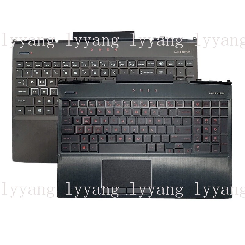

f For HP Omen 15-DC 15-DC0005TX TPN-Q211 Palmrest White or Red Backlit Keyboard
