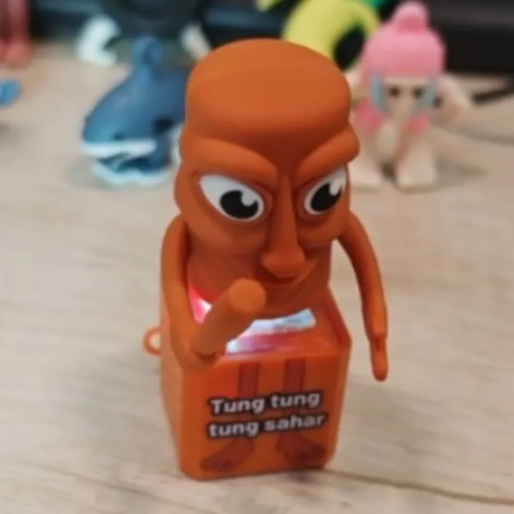 &*& لعبة حزمة تعبيرات Brainrot الفيروسية القابلة للجمع بطباعة ثلاثية الأبعاد، رجل عصا خشبية، مناسبة لعشاق غريب.