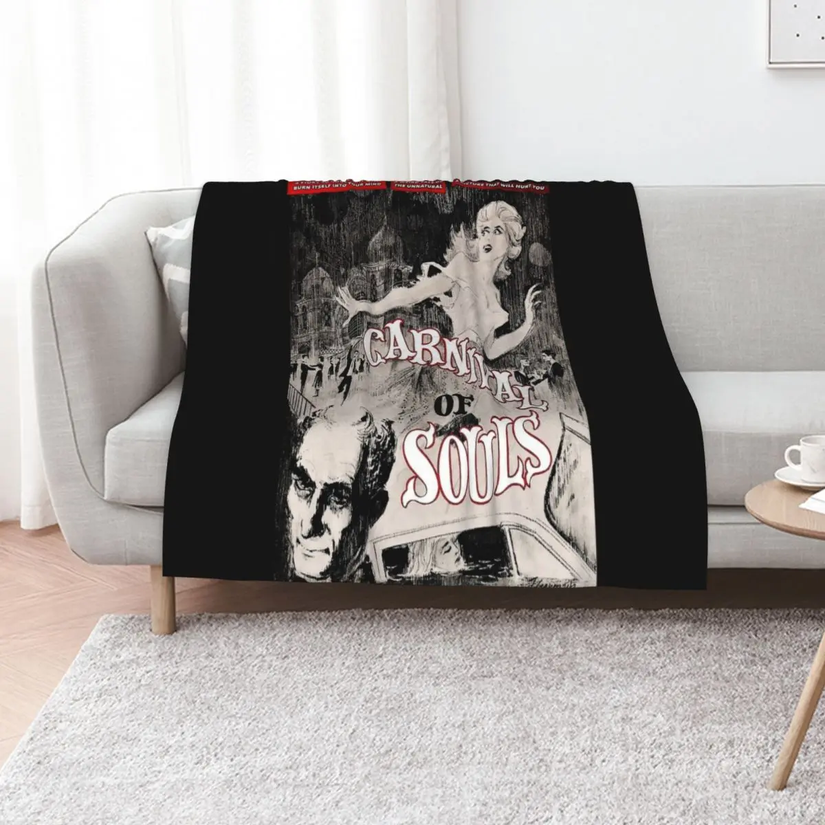 CARNIVAL OF SOULS Throw Blanket Bed Sofas Picnic Nap for winter Plaid on the sofa Blankets