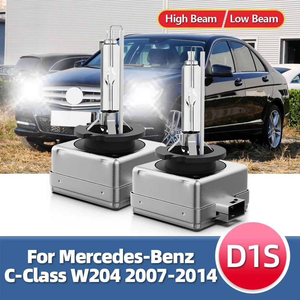 D1S 6000K Żarówka ksenonowa HID 35W Automatyczne reflektory do Mercedes-Benz C-Class W204 2007 2008 2009 2010 2011 2012 2013 2014