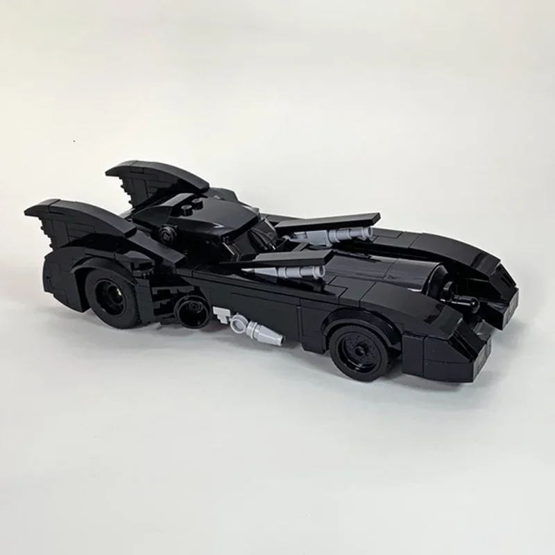 406PCS MOC Super Heroe Tim Burton's BatmobileS Sports Car Model Building Blocks Stacking Bricks Creative Toys Kid Gift Diy