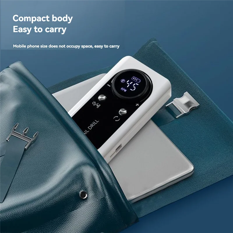 A47F-Low Noise Nail Sander Polish Machine Professional Nail Removal Machine Nail Polish Machine Manicure Salon Tool