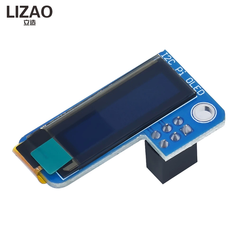 

Модуль OLED-дисплея LIZAO SSD1306 0.91 дюйма, 128x32, интерфейс I2C, синий экран для Raspberry Pi Zero W 2 3 и проектов Arduino DIY
