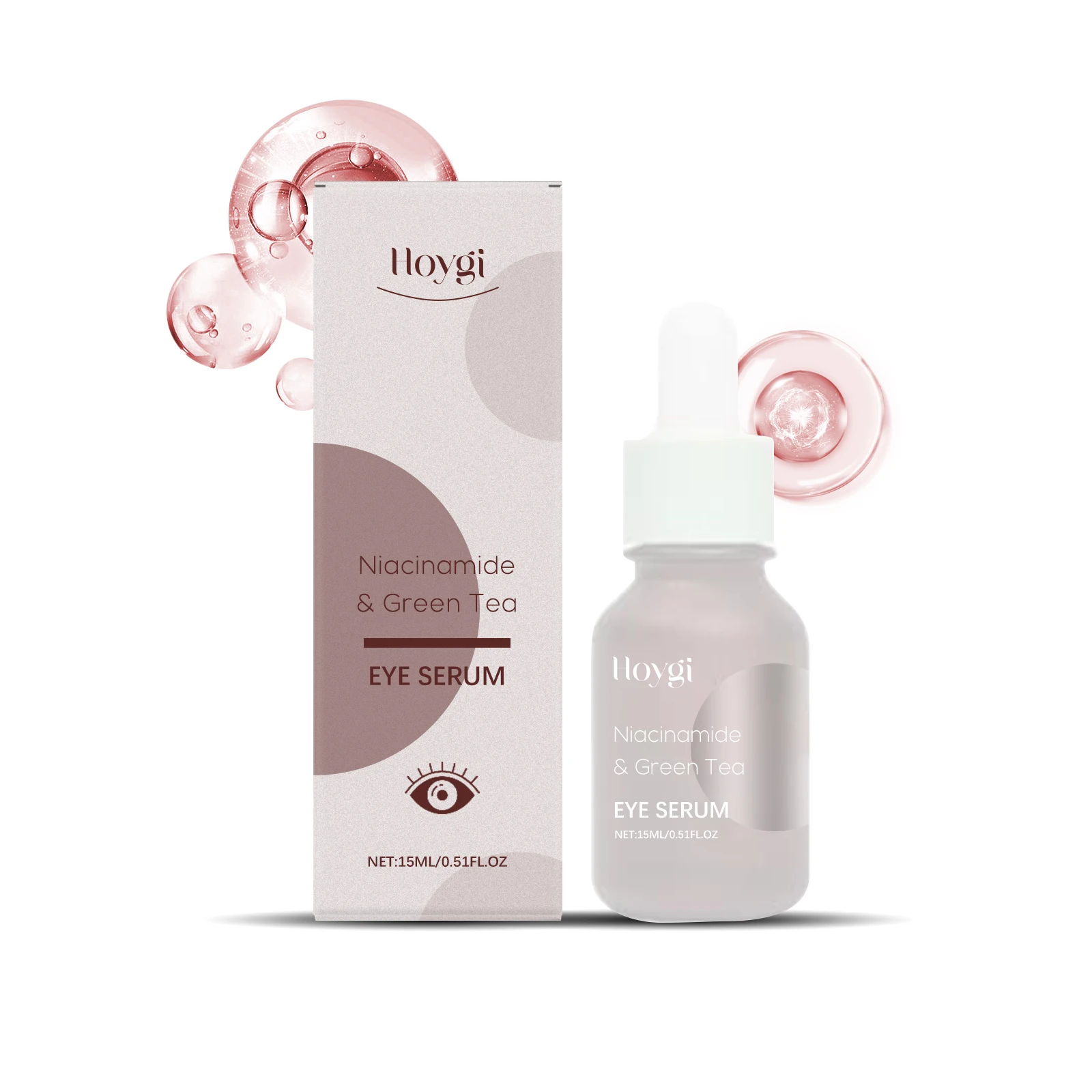 Niacinamide Green Tea Eye Serum Anti Dark Circles Eye Bags Relieve Dullness Repair Brightening Tighten Lifting Under Eye Care
