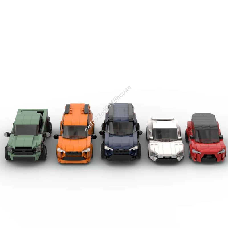 1791 Stück MOC-Spielzeugfahrzeug-Set mit fünf Fahrzeugen, City Champions, Superauto-Bausteine, Weihnachtsgeschenk, Top-Auswahl für Kinder