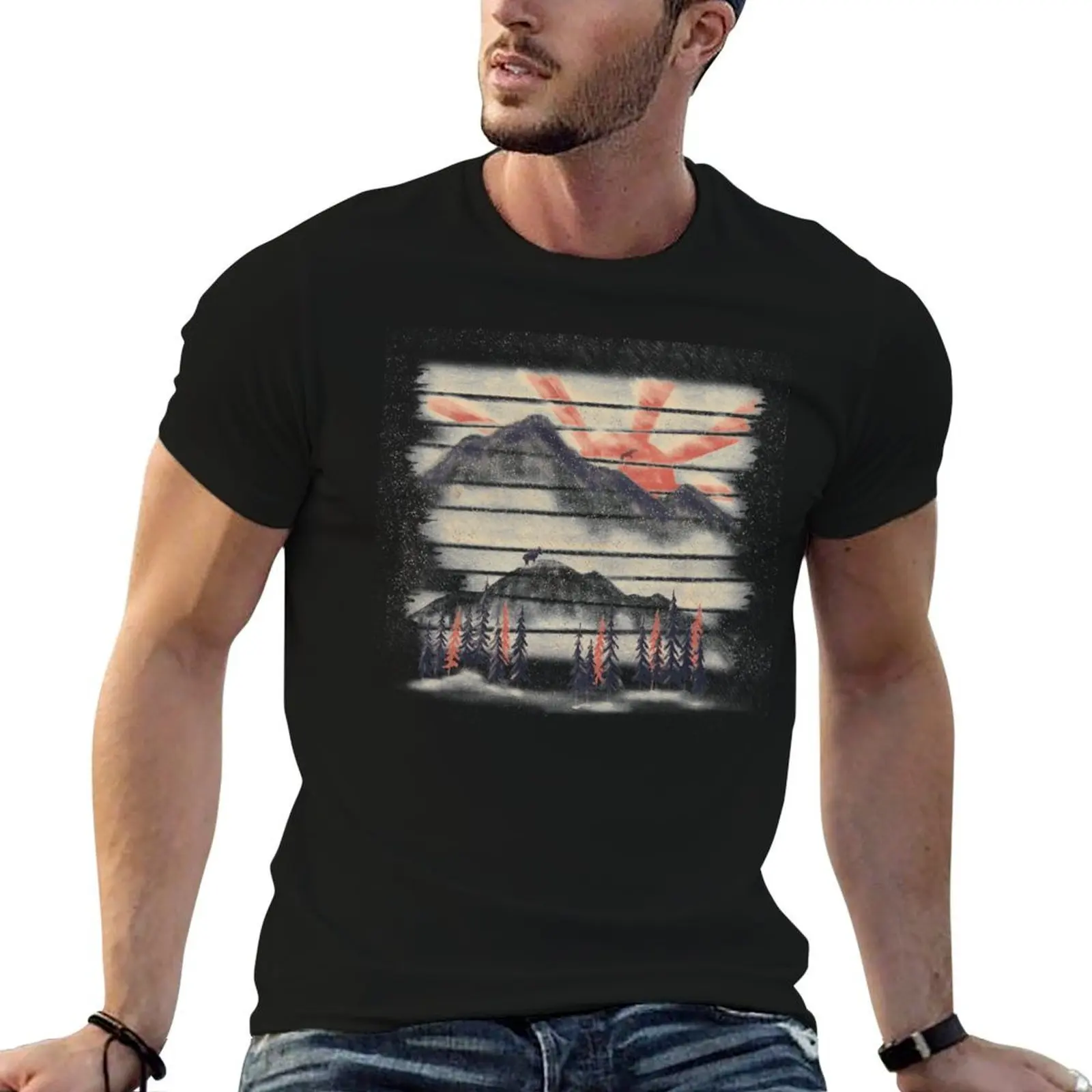 

Mountain Goat Drifter... T-Shirt t shirt man luxury cotton t shirts high quality T-Shirt
