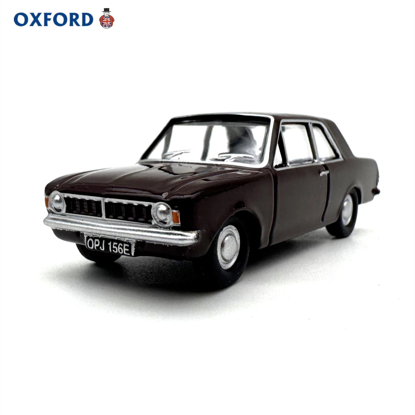 OXFORD  1/76 Ford Cortina Sedan 1962 Car Model Alloy Simulation Collection Ornament