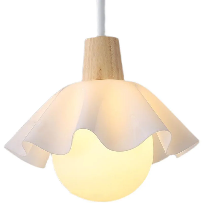 

Nordic, small chandelier, wabi-sabi, creativity, flower lamp, log Japanese style