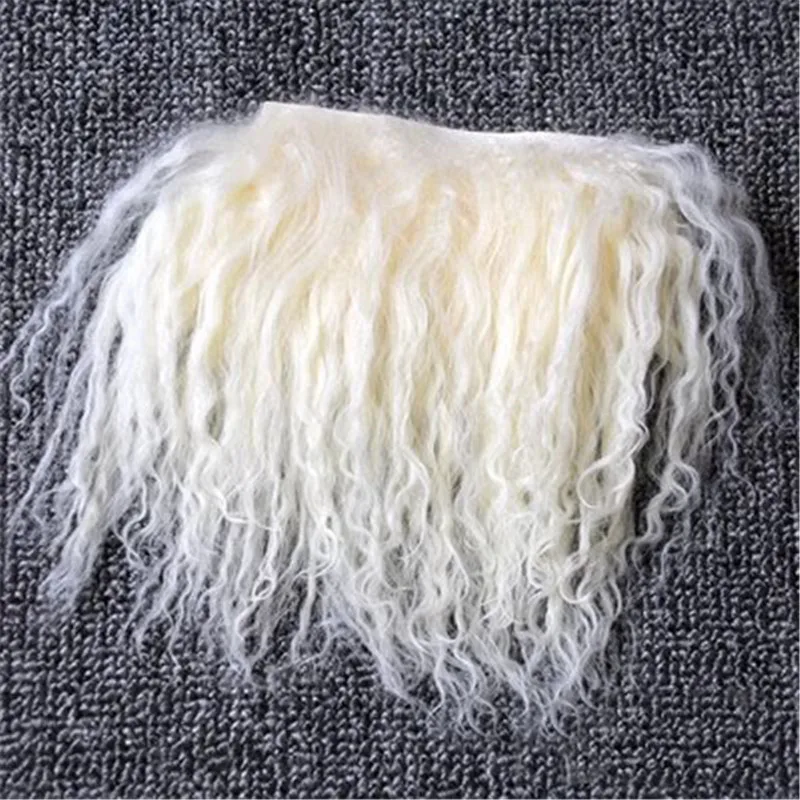 24 Colors Sheepskin Wool Lamb Hair for BJD SD 1/8 Dolls Wigs Top Quality Reborn Doll Pure Mohair Handrooted DIY Hair Accessory