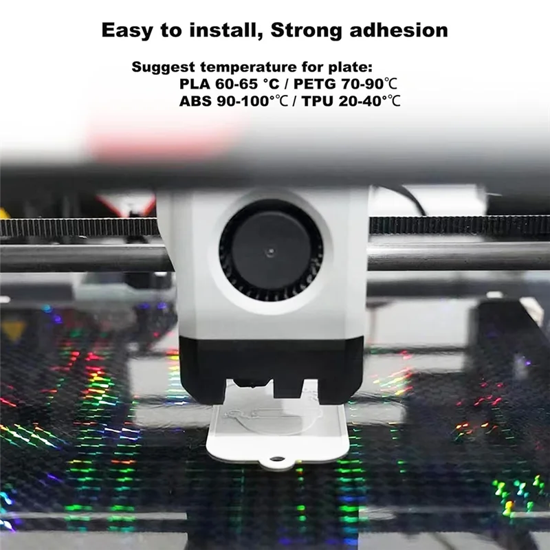 ABHU H1H بناء لوحة ل Bambu-Lab X1C/X1/X1E/P1P/P1S/A1 طباعة السرير 257X257 مللي متر ضوء + فانتوم الربيع لوح فولاذي