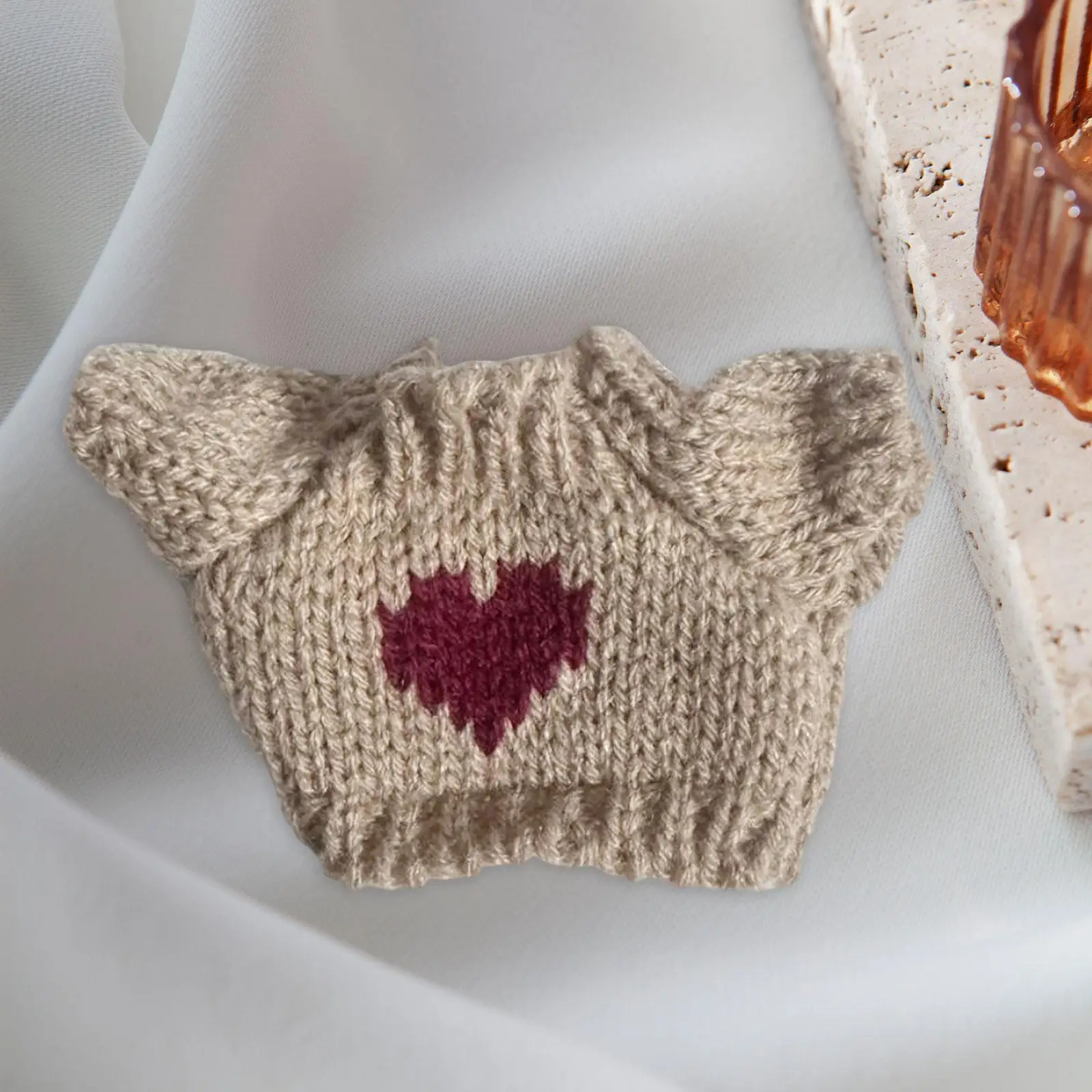

Doll Sweater Outfits DIY Stylish Educational Toy Cute Soft Pretend Play Clothing Costume Accessory for 6inch Doll Baby Doll