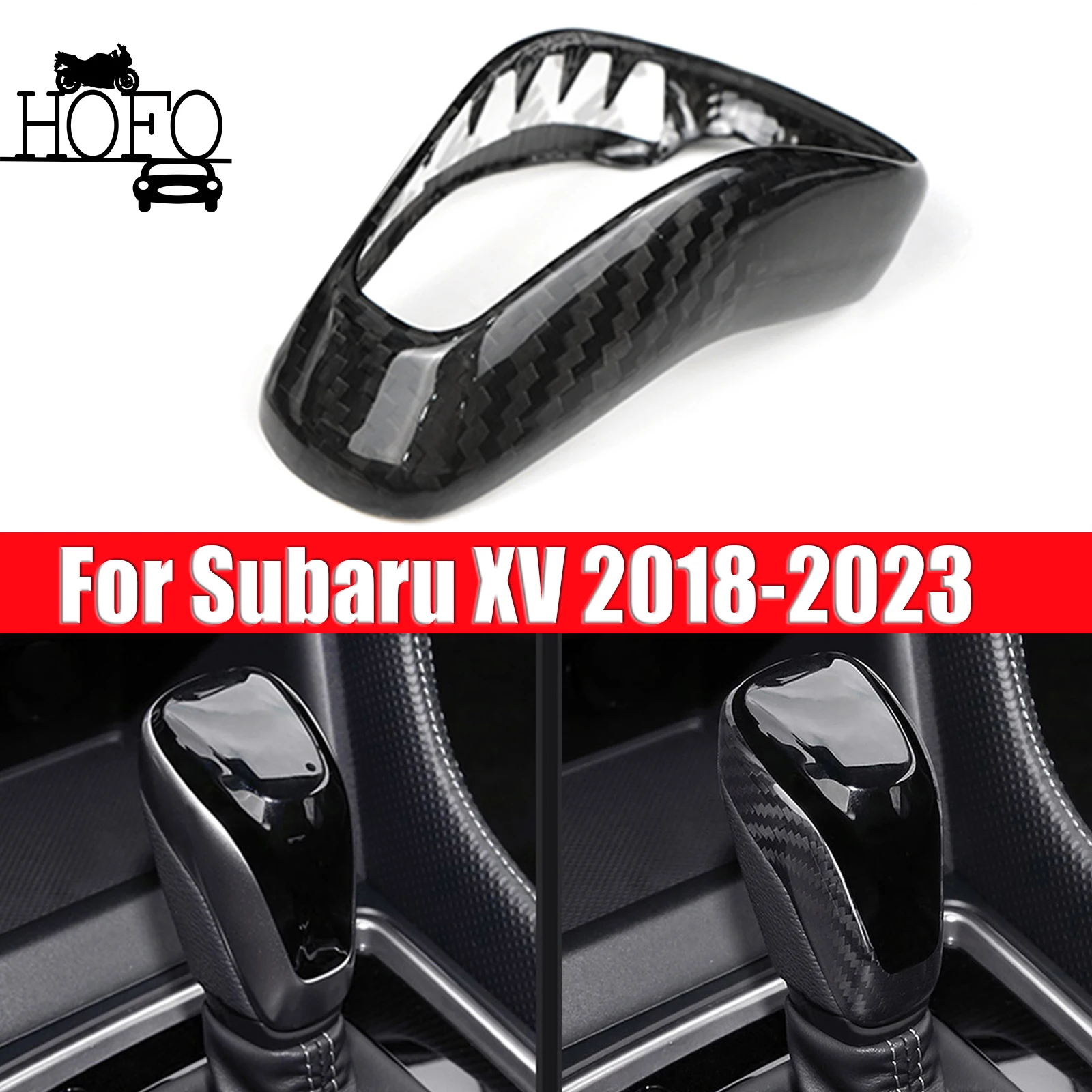

For Subaru XV 2018-2023 Car Gear Shift Knob Cover Trim For Subaru WRX 2022-2023