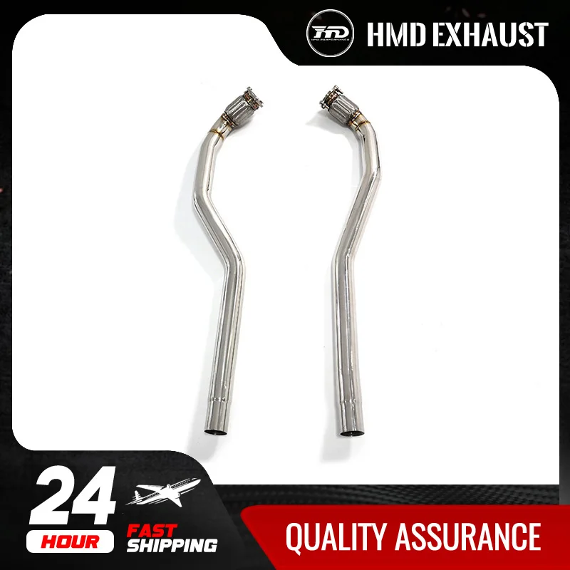 

HMD Exhaust System Stainless Steel Performance Middle Pipe for Porsche Macan S GTS 3.0T Straight Tube