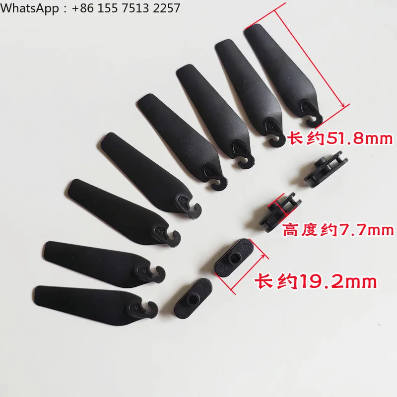 Remote control quad-axis drone folding aircraft accessories propeller wing blades wing hooks fan blades propeller clip