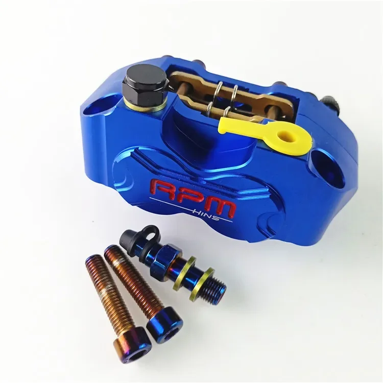 Motorcycle Rpm Brake Caliper Brake Pump 82mm Mounting 4 Piston Radial For Yamaha Kawasaki Scooter Rsz Jog Force Dirt Bike Modify