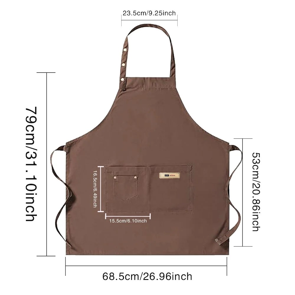 Multi Functional Storage Pocket for Family Kitchen Apron Suitable for Both Men and Women Essential for Daily Cooking and Baking