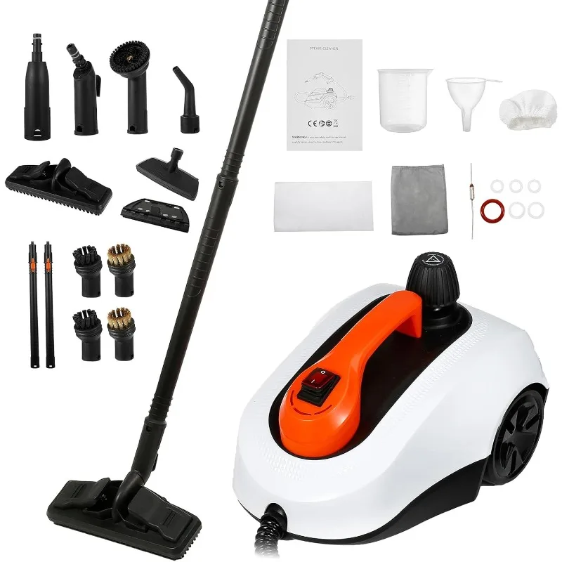 Home Multi-Purpose Steam Cleaner 5.0 BAR High Pressure Steam Cleaner, 1.8L Water Tank