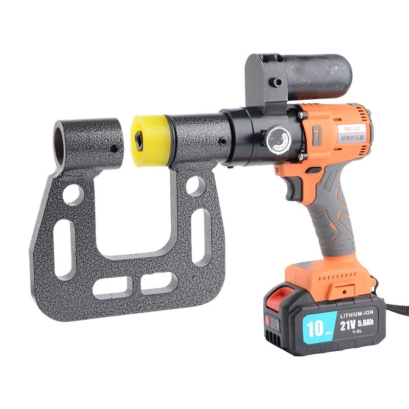 

PJ rechargeable hydraulic punching machine ME-18 iron bridge angle iron punching machine portable photovoltaic bracket hole